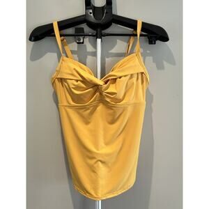 34B/C Athleta Gold Swimsuit Top